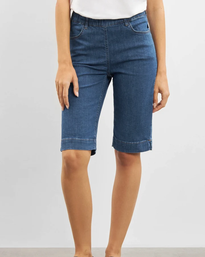 LAURIE Damen vegan Shorts Regular Kelly Blue Denim