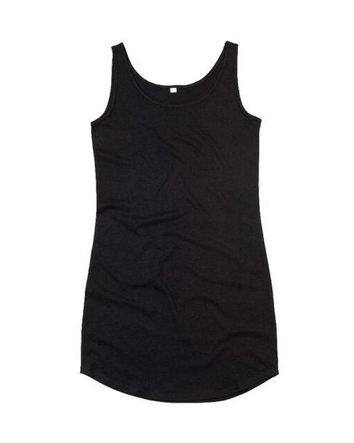 Mantis Damen Longshirt langes Tank Top Nachthemd Strandkleid Ärmellos