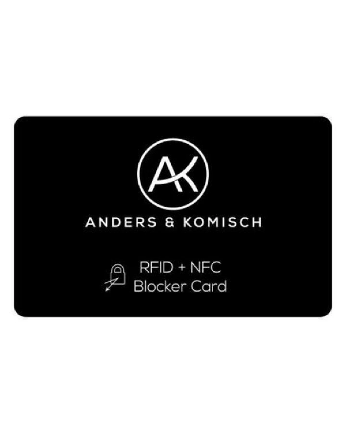 ANDERS & KOMISCH Kleines Portemonnaie Gold mit RFID Schutz - A&K MINI Slim Wallet – A&K MINI Bundle – Ansicht 4