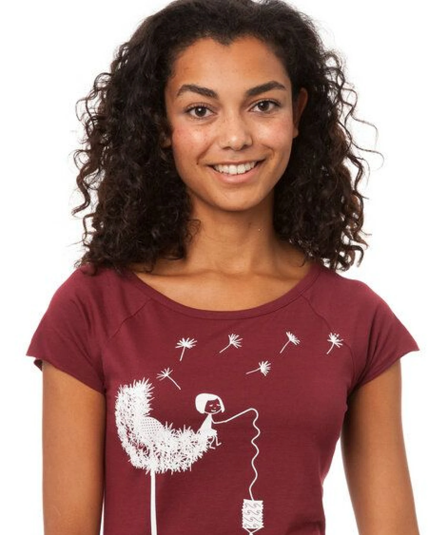 FellHerz Damen T-Shirt Pusteblume Bio Fair – Ansicht 3