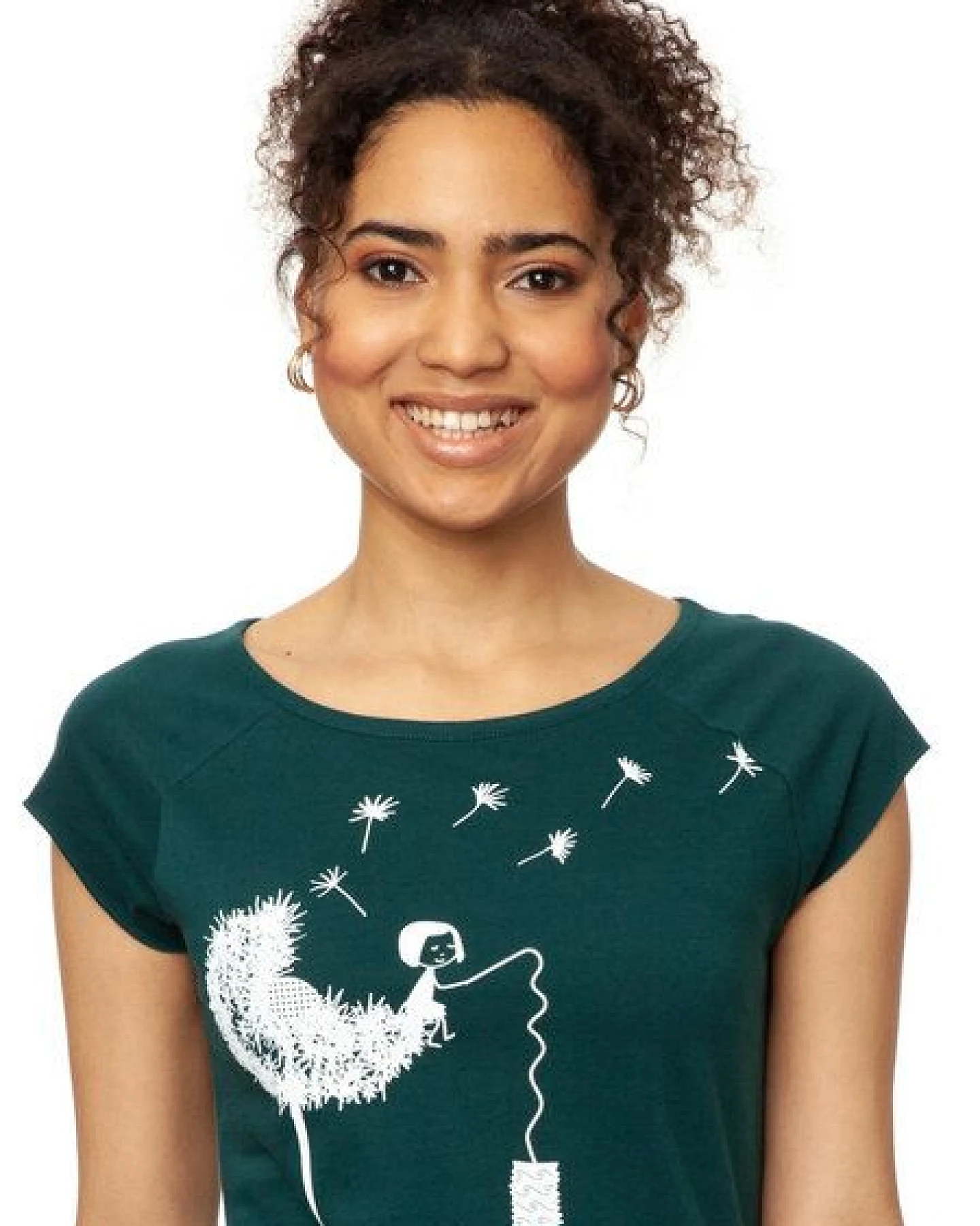 FellHerz Damen T-Shirt Pusteblume Bio Fair – Ansicht 3