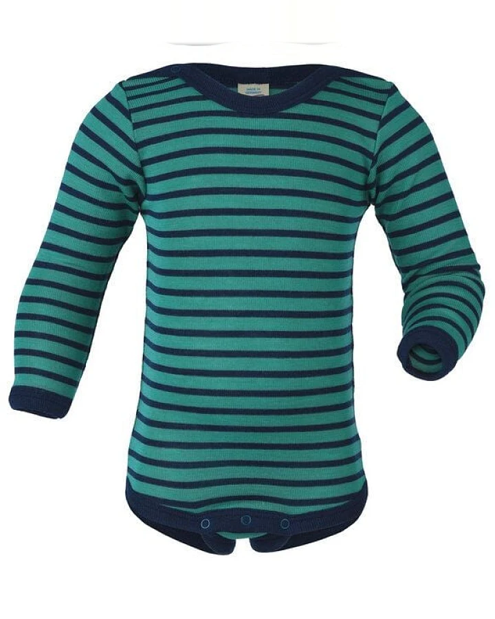 Engel natur Baby / Kinder Body Langarm Bio-Schurwolle/Seide