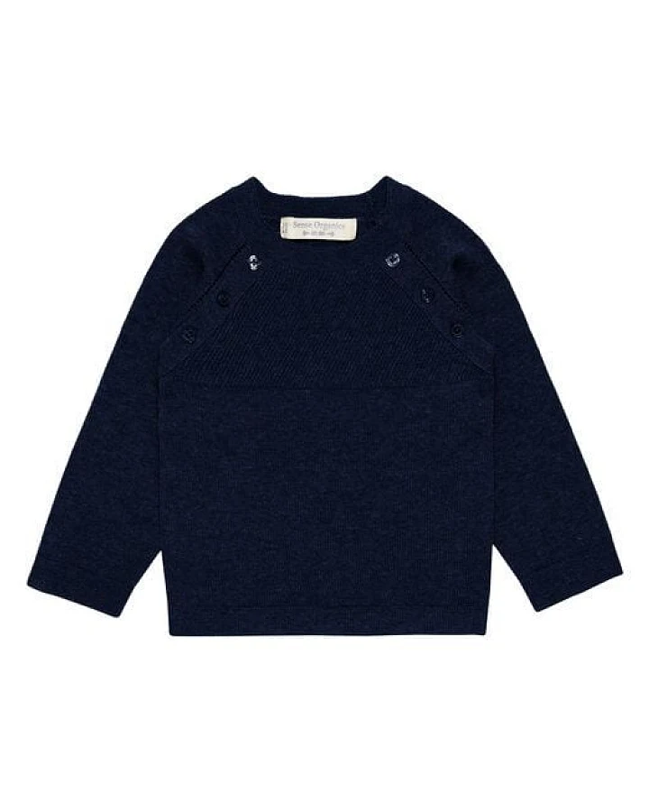 sense-organics Baby Strickpulli mit Knopfleisten * Natalnel*
