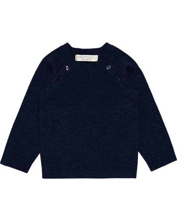 sense-organics Baby Strickpulli mit Knopfleisten * Natalnel*