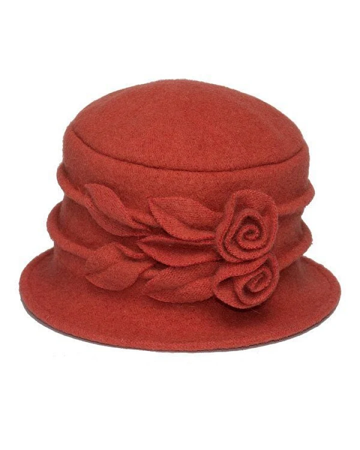 Silkroad - Diggers Garden SILKROAD Retro Mütze Filzhut Damen HELENE - Hut aus 100% Wolle