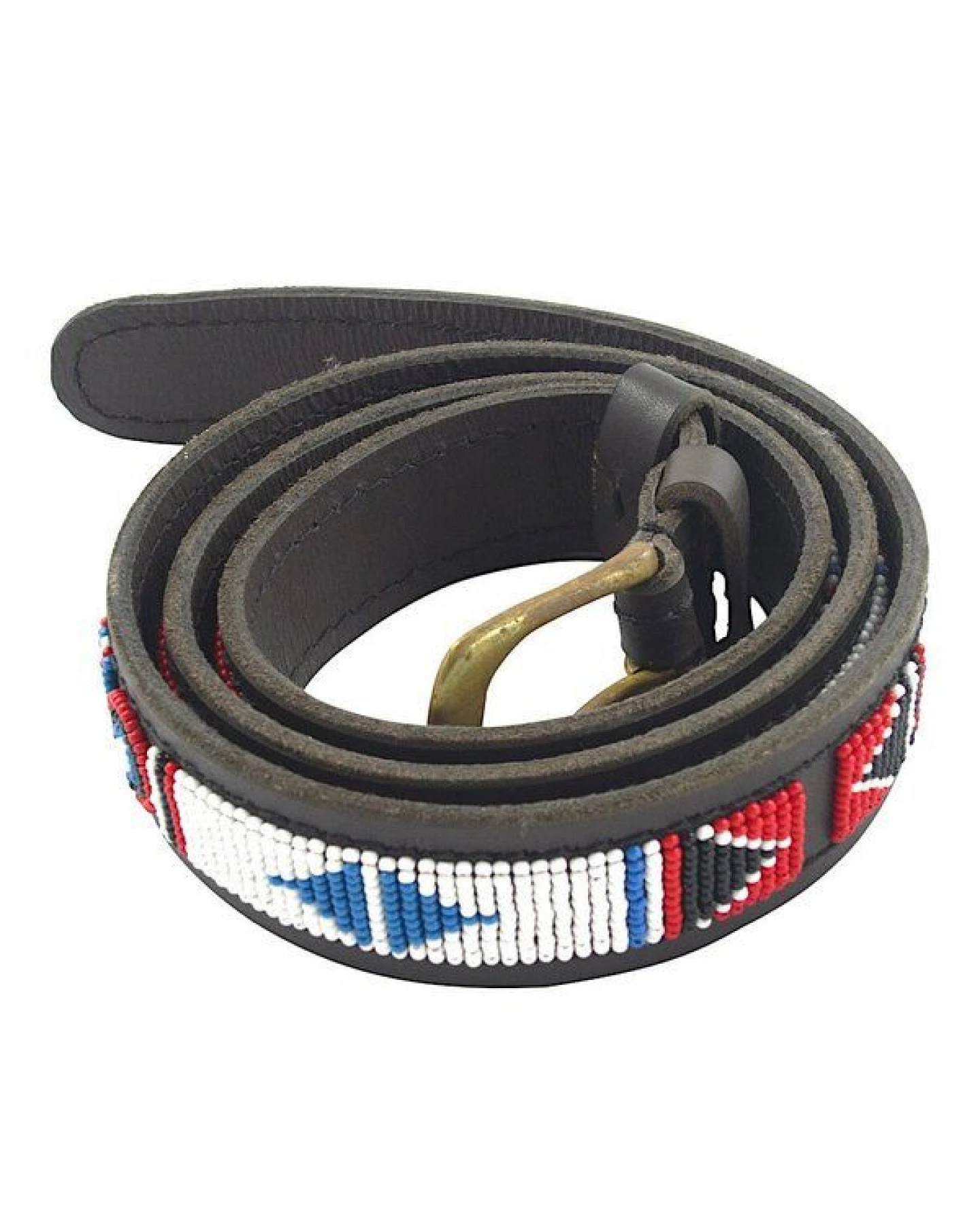 Zinj Design Massai Ledergürtel - Akamba Kenia - Unisex – Ansicht 2