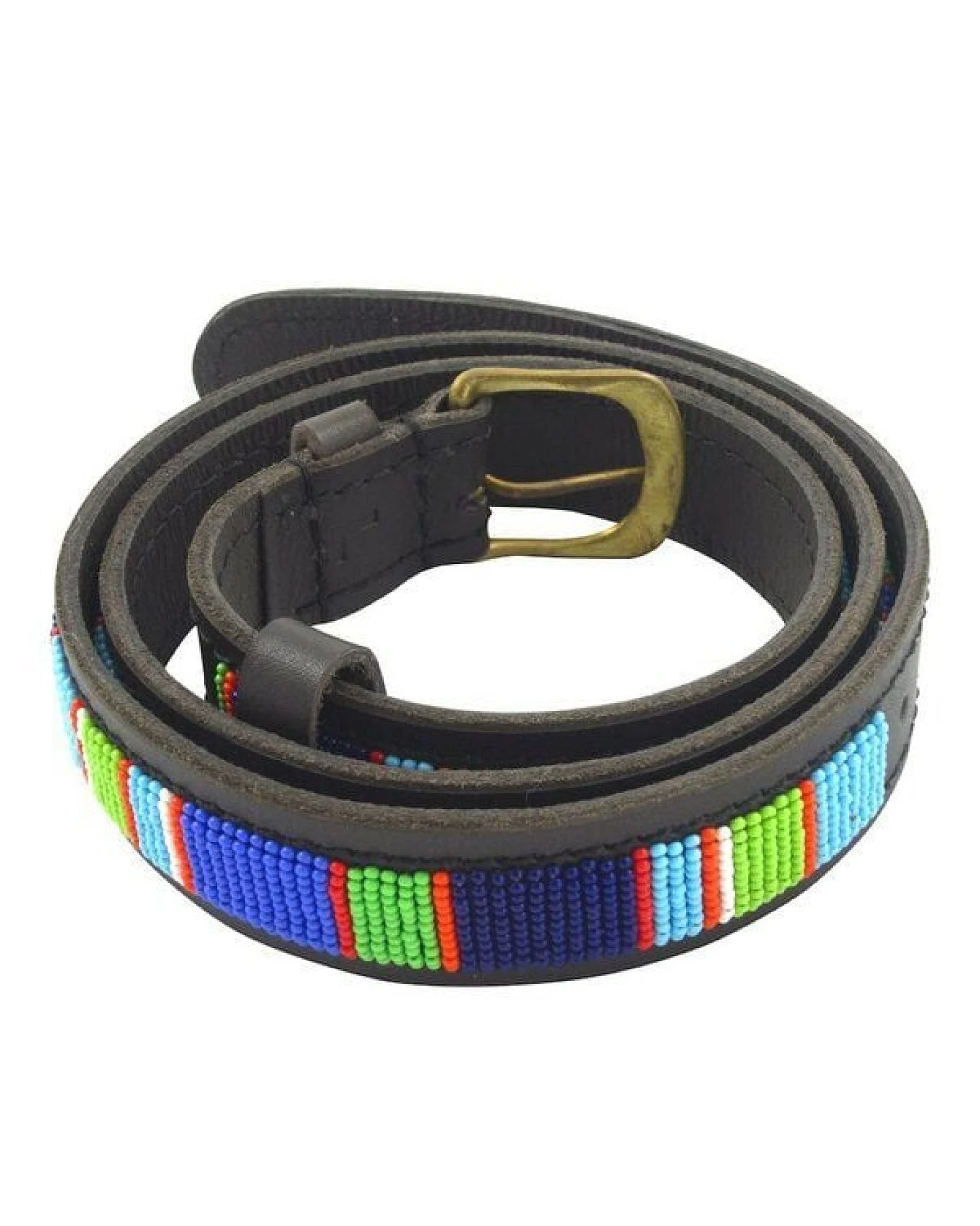 Zinj Design Massai Ledergürtel - Reef Kenia - Unisex – Ansicht 2