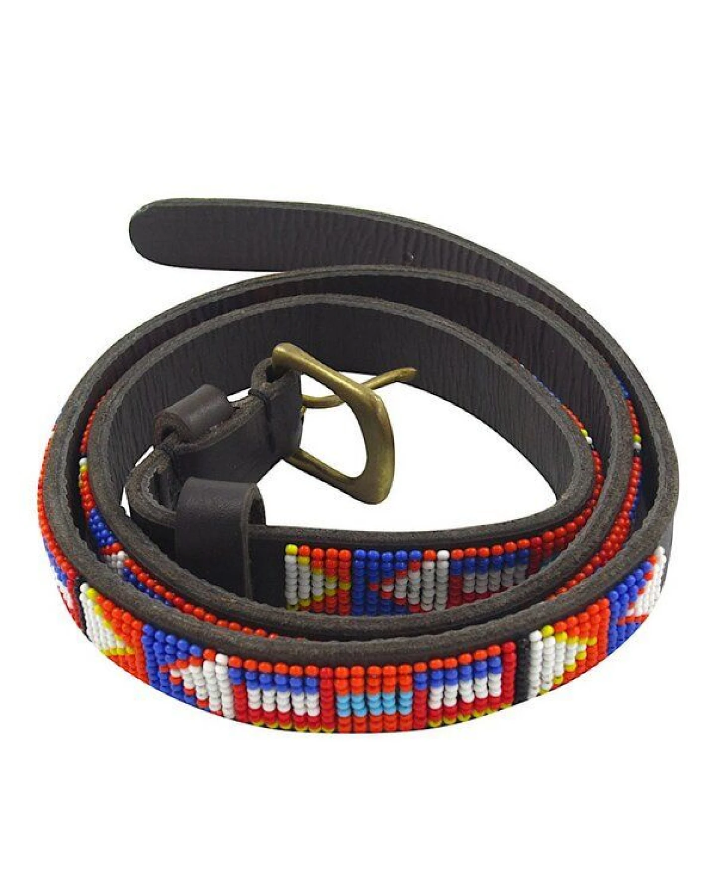 Zinj Design Massai Ledergürtel - Marakwet Kenia -Skinny – Ansicht 2