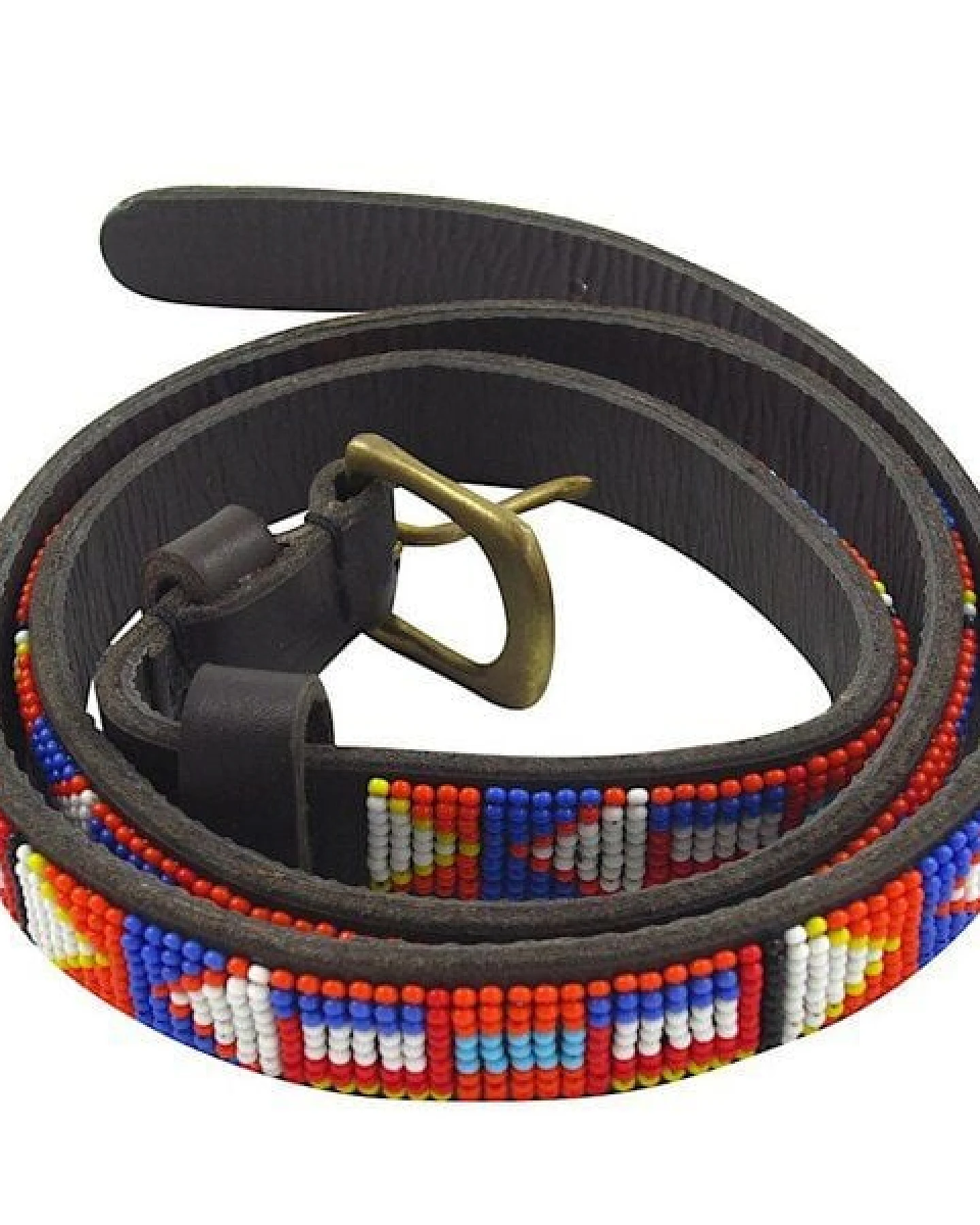 Zinj Design Massai Ledergürtel - Marakwet Kenia -Skinny – Ansicht 2