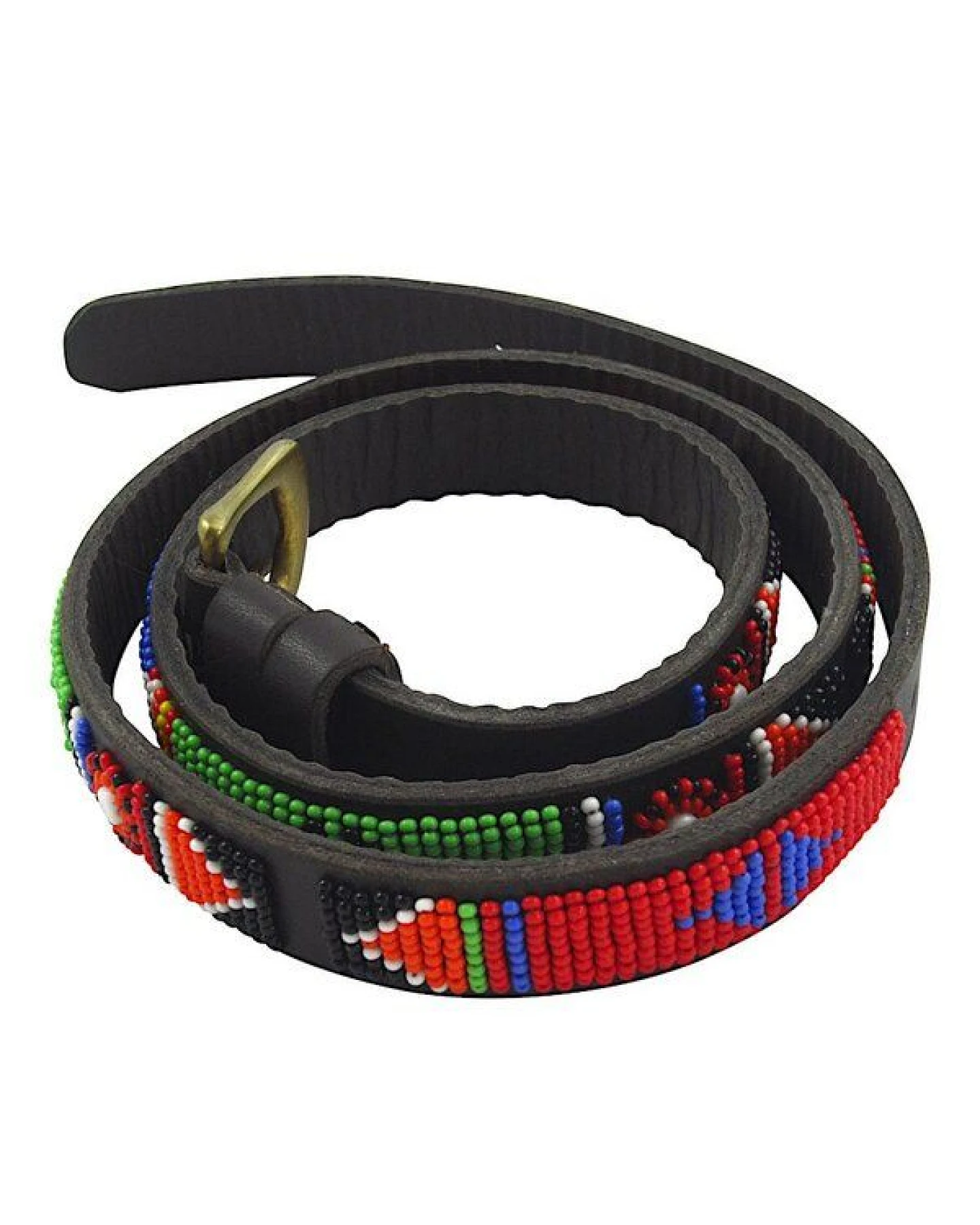 Zinj Design Massai Ledergürtel - Maragoli Kenia -Skinny – Ansicht 2