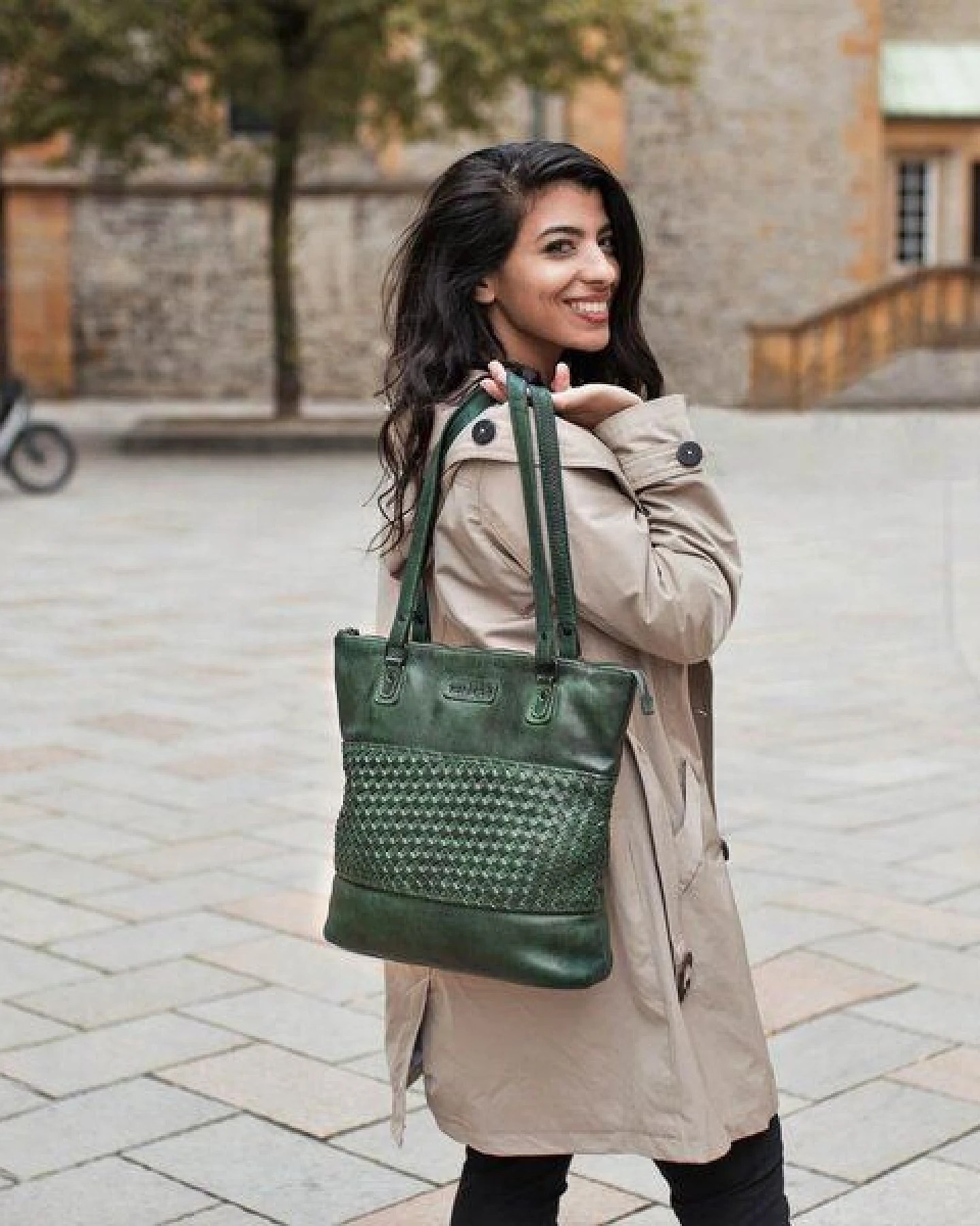 manbefair SHOPPER GÖTEBORG leder grün – Ansicht 2