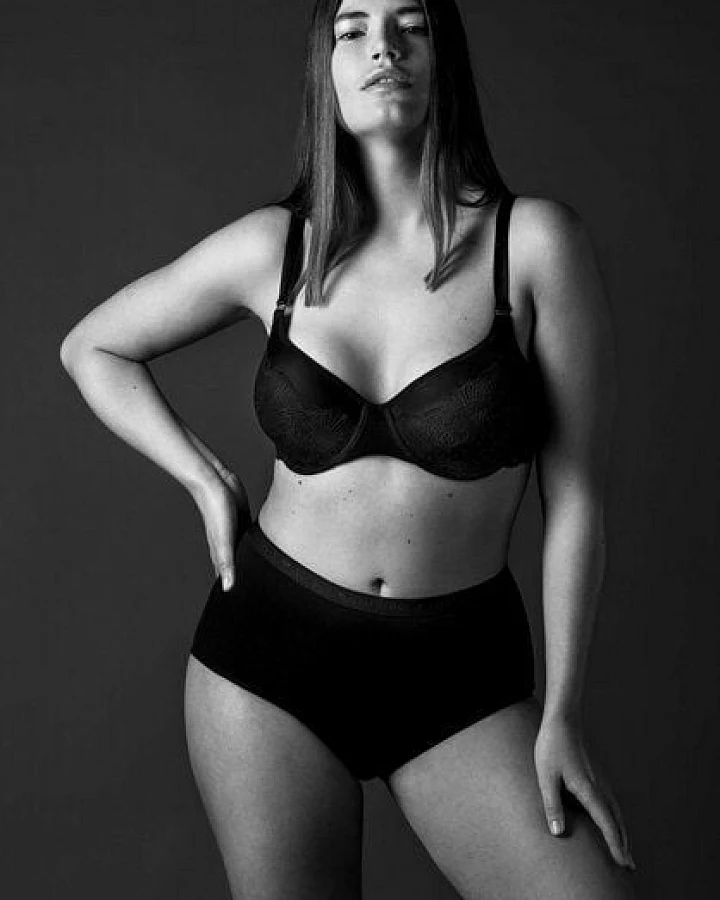 LOVJOI Damen BH CLOVER Curve Style Schwarz Bio Fair