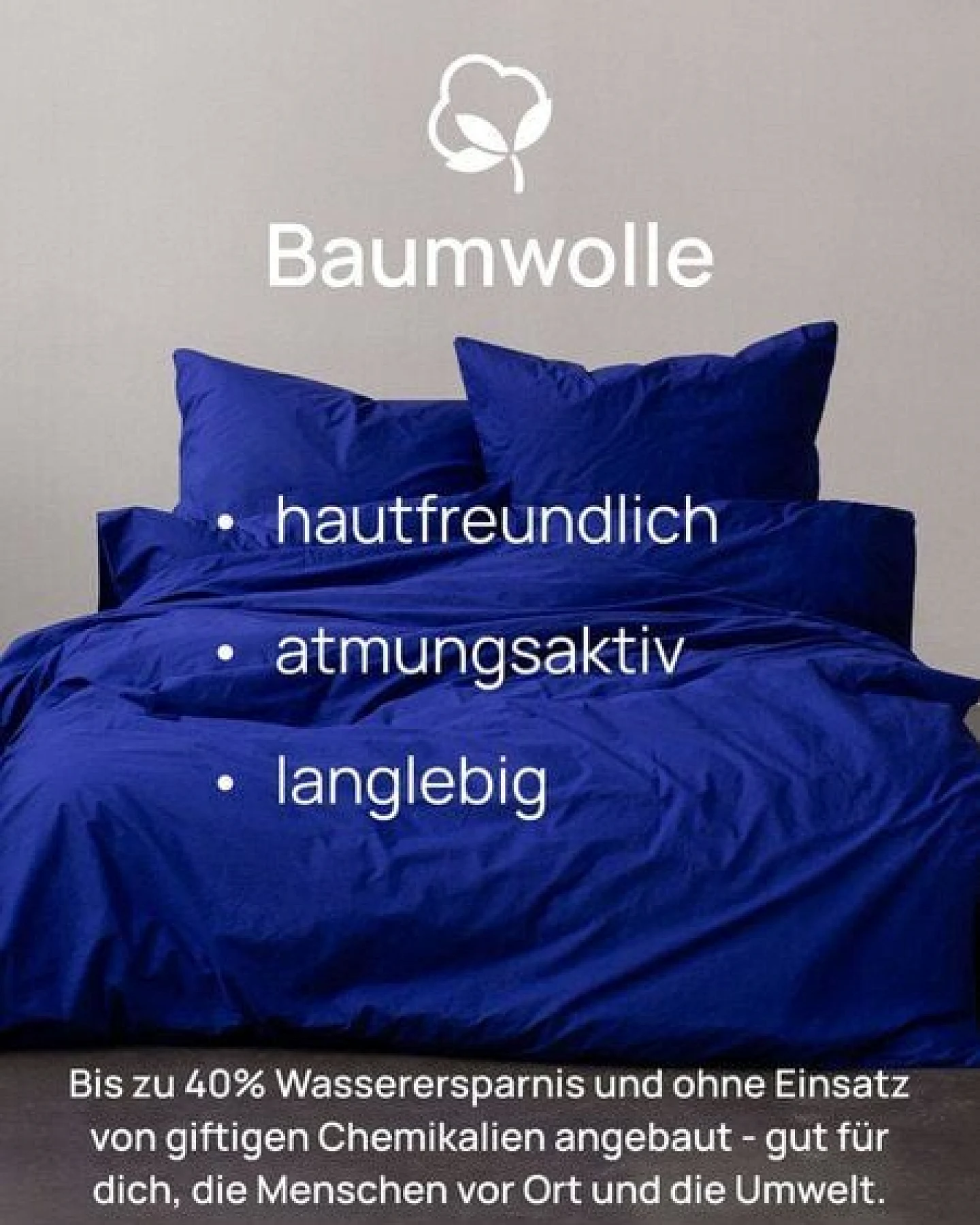 erlich textil Fred Kopfkissenbezug aus weicher Bio-Baumwolle, made in Europe – Ansicht 4