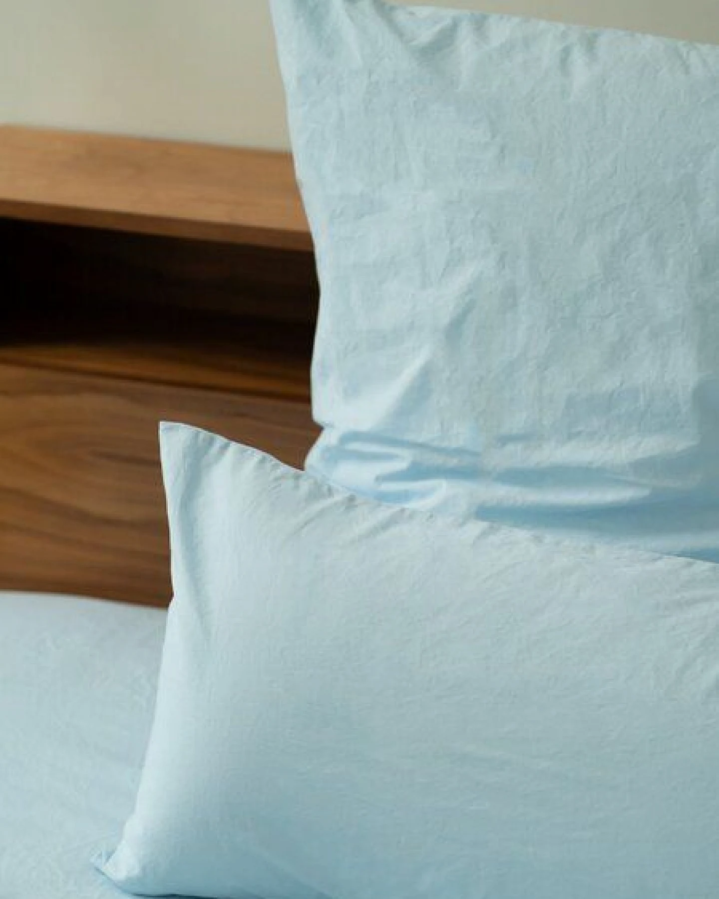 erlich textil Fred Kopfkissenbezug aus weicher Bio-Baumwolle, made in Europe – Ansicht 3