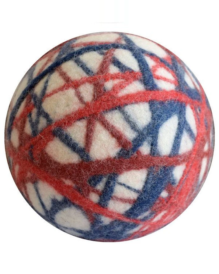 Lou-i Filzball bunt Made in Germany - Weicher Spielball für drinnen