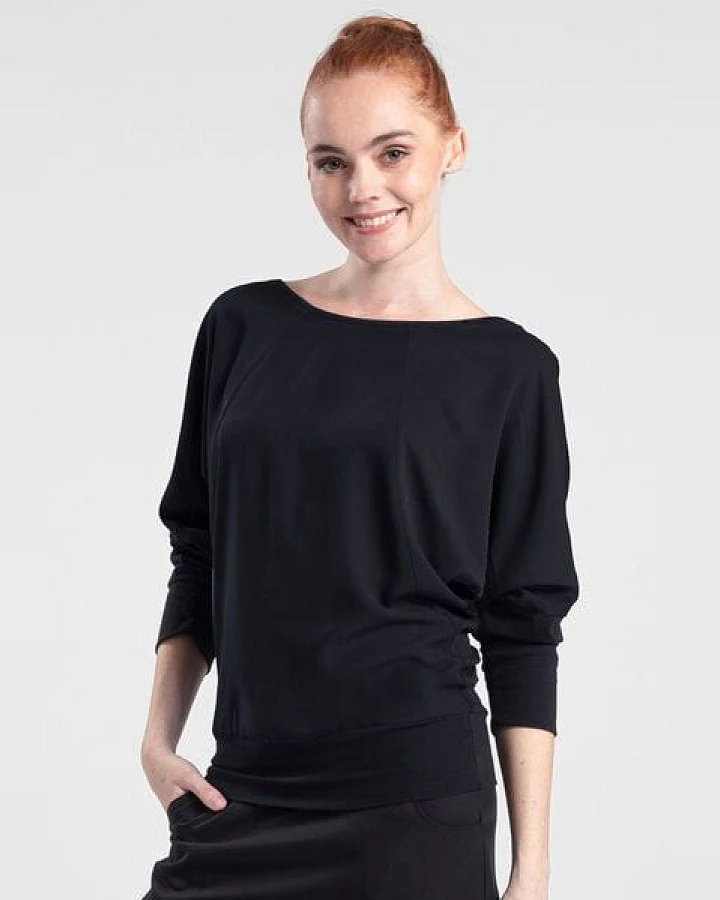 LASALINA TENCEL Langarmshirt LINDA - mit Biobaumwolle