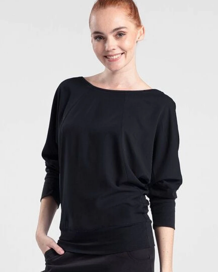 LASALINA TENCEL Langarmshirt LINDA - mit Biobaumwolle