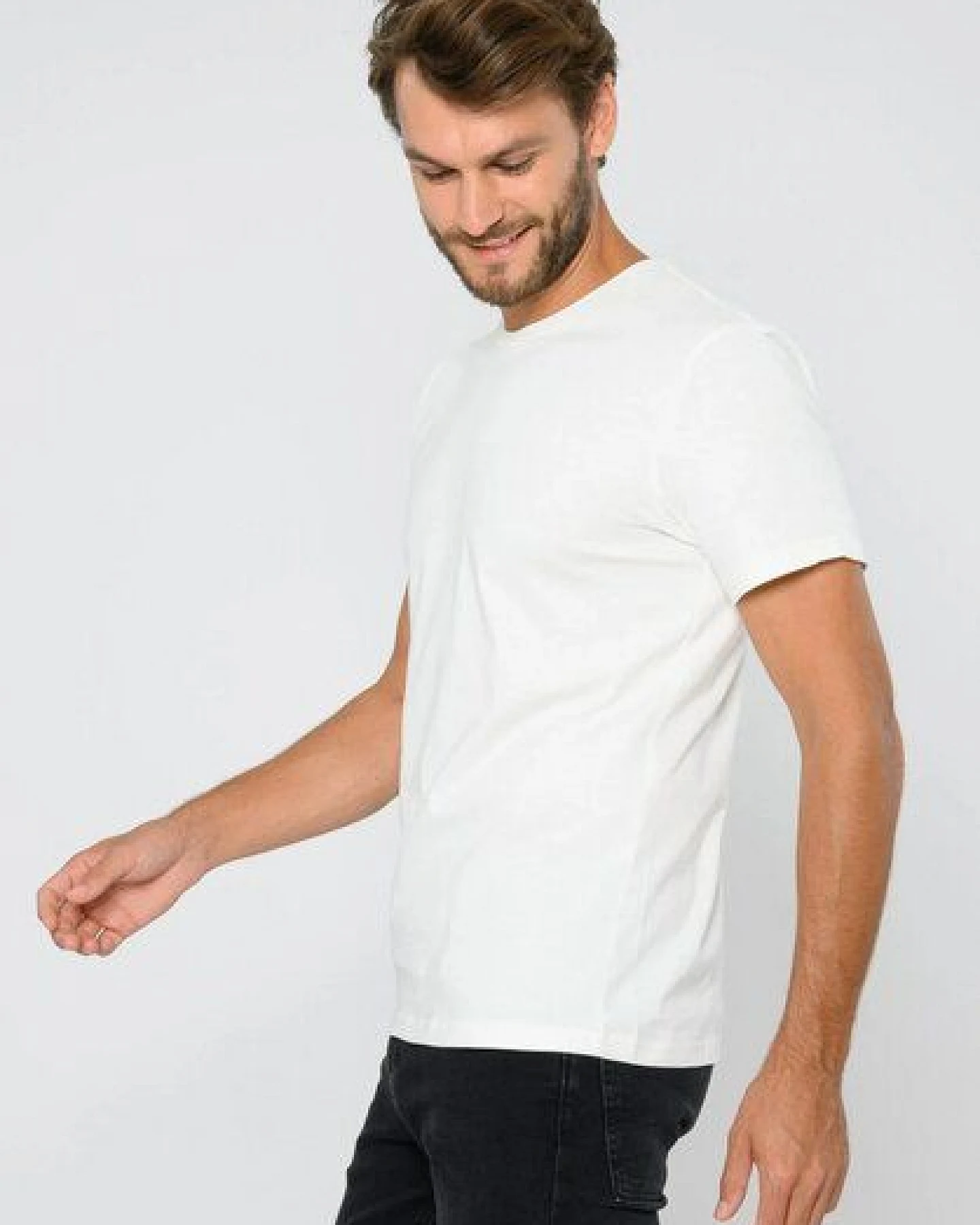 ThokkThokk Herren T-Shirt TT02 unifarben aus Bio-Baumwolle – Ansicht 3