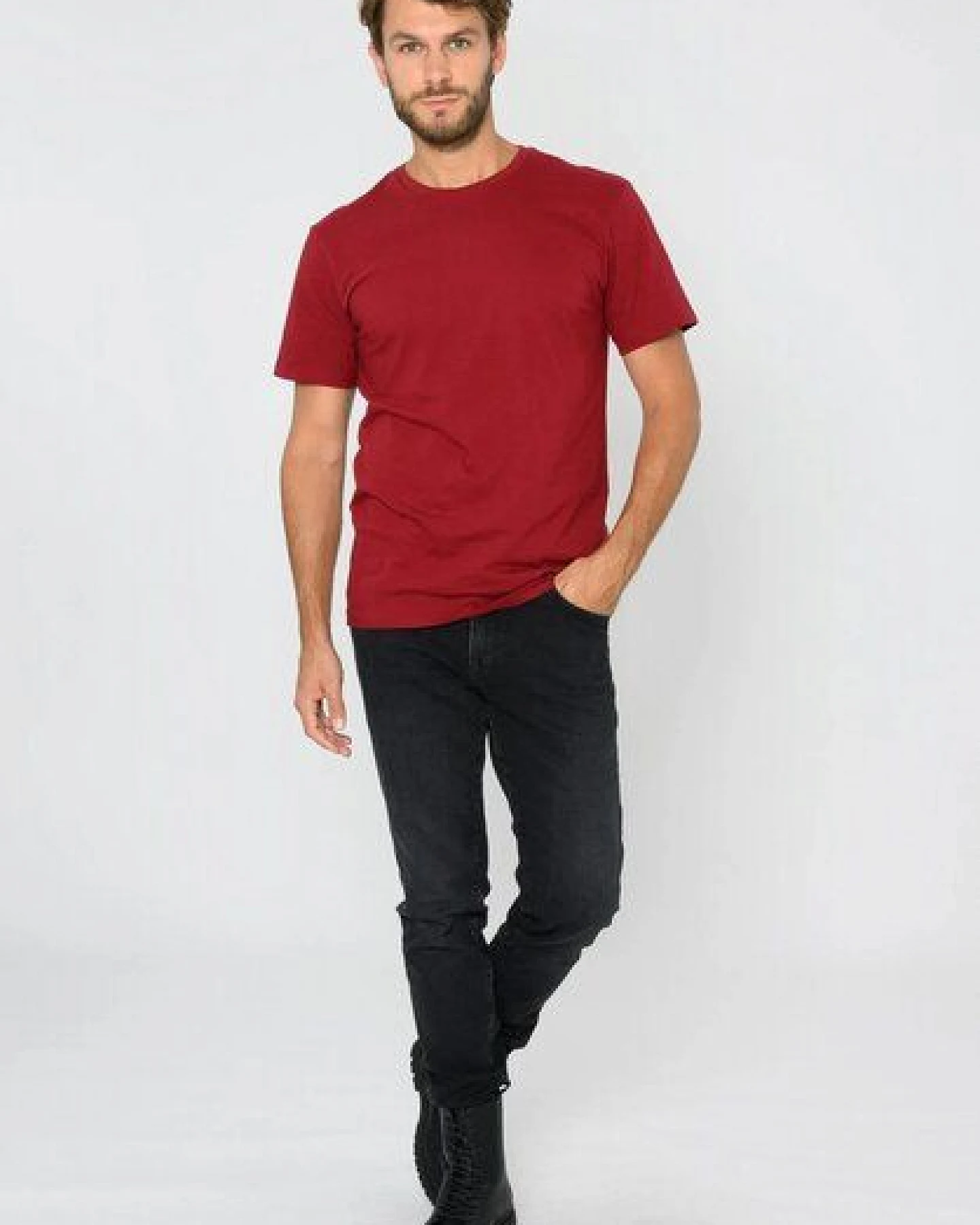 ThokkThokk TT02 T-Shirt Herren (GOTS, vegan, Bio-Baumwolle) – Ansicht 3