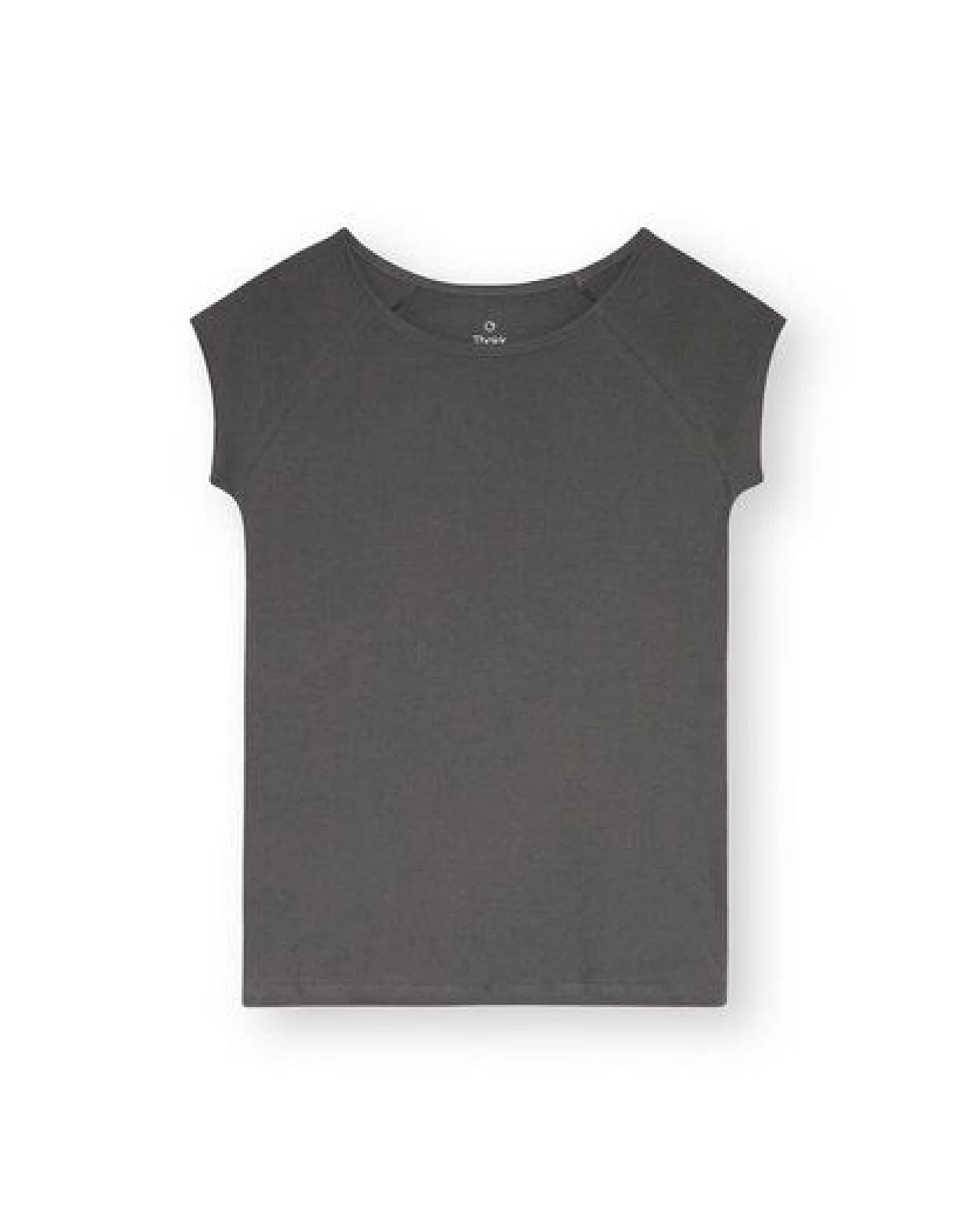 ThokkThokk Damen Cap Sleeve T-Shirt TT01 unifarben aus Bio-Baumwolle – Ansicht 2