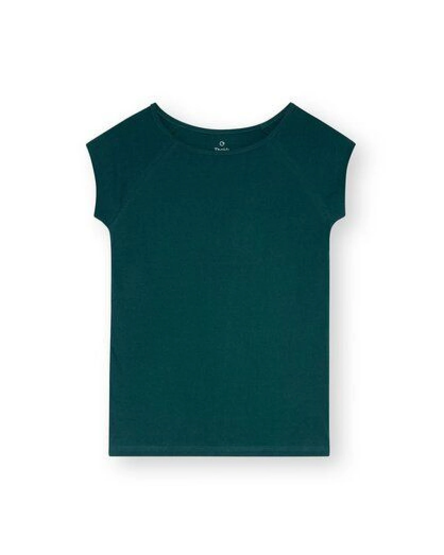 ThokkThokk Damen Cap Sleeve T-Shirt TT01 unifarben aus Bio-Baumwolle – Ansicht 2