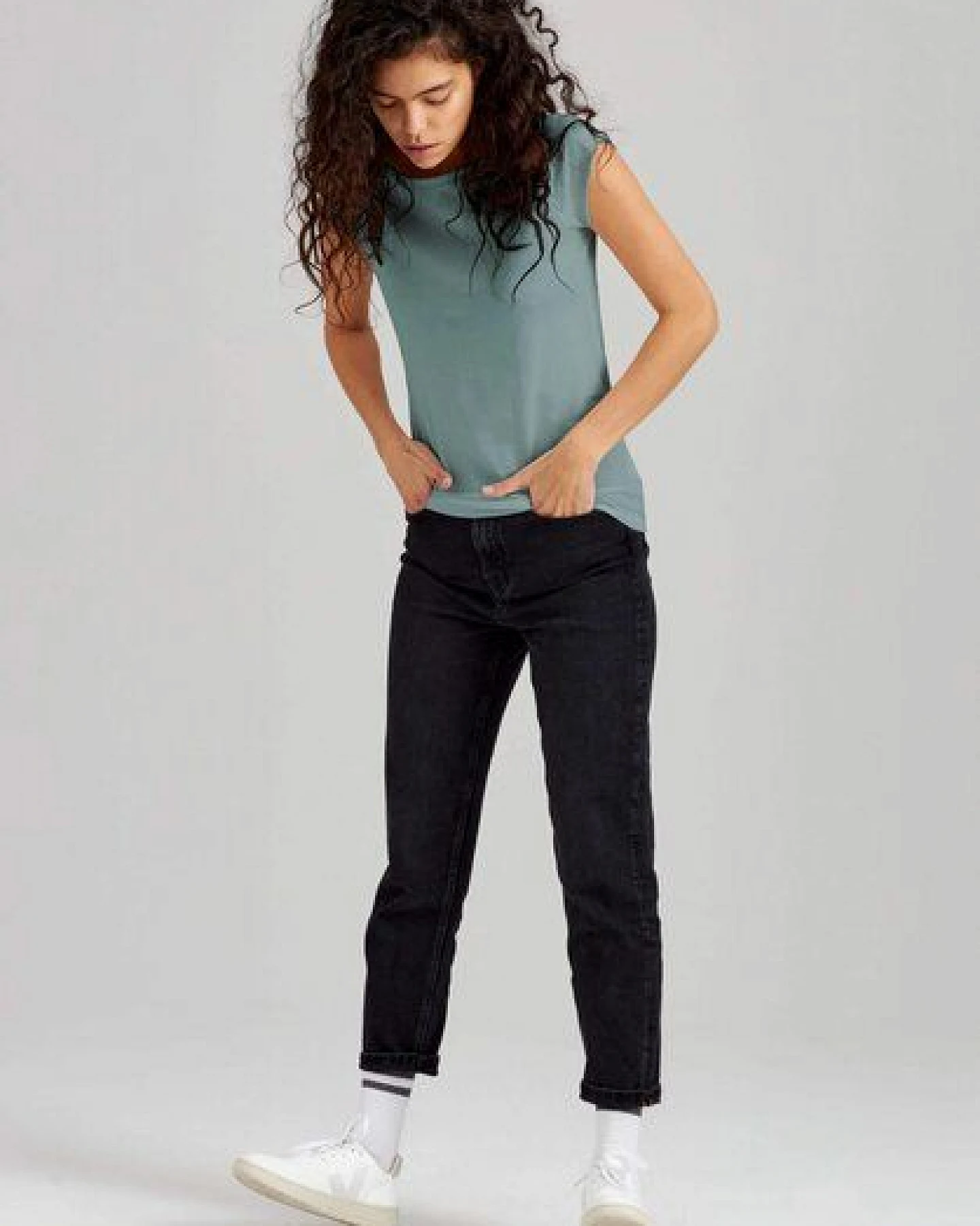 ThokkThokk TT01 Cap Sleeve T-Shirt Damen (GOTS, vegan, Bio-Baumwolle) – Ansicht 2