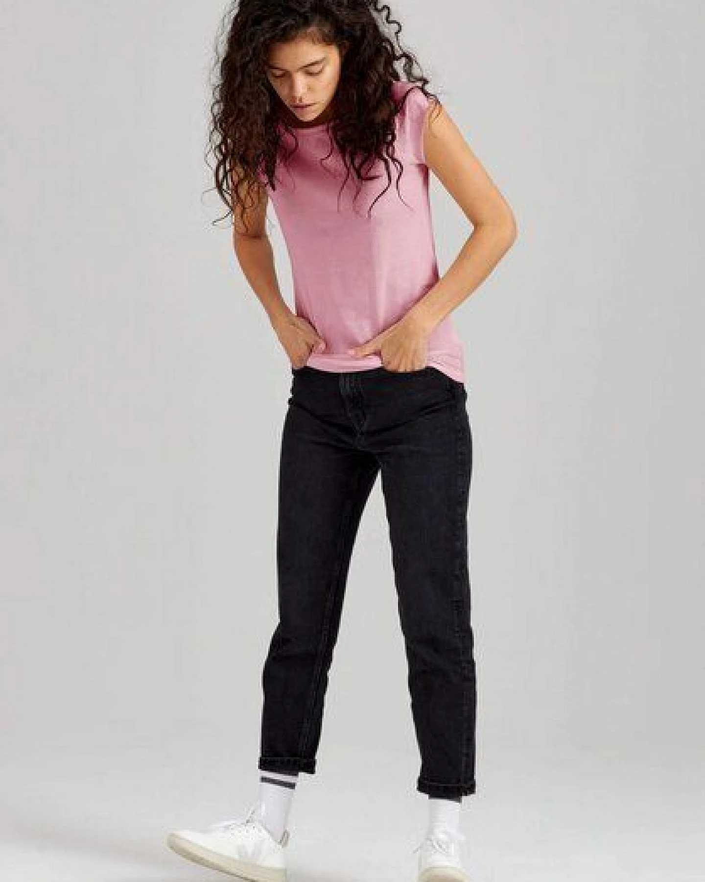 ThokkThokk TT01 Cap Sleeve T-Shirt Damen (GOTS, vegan, Bio-Baumwolle) – Ansicht 2