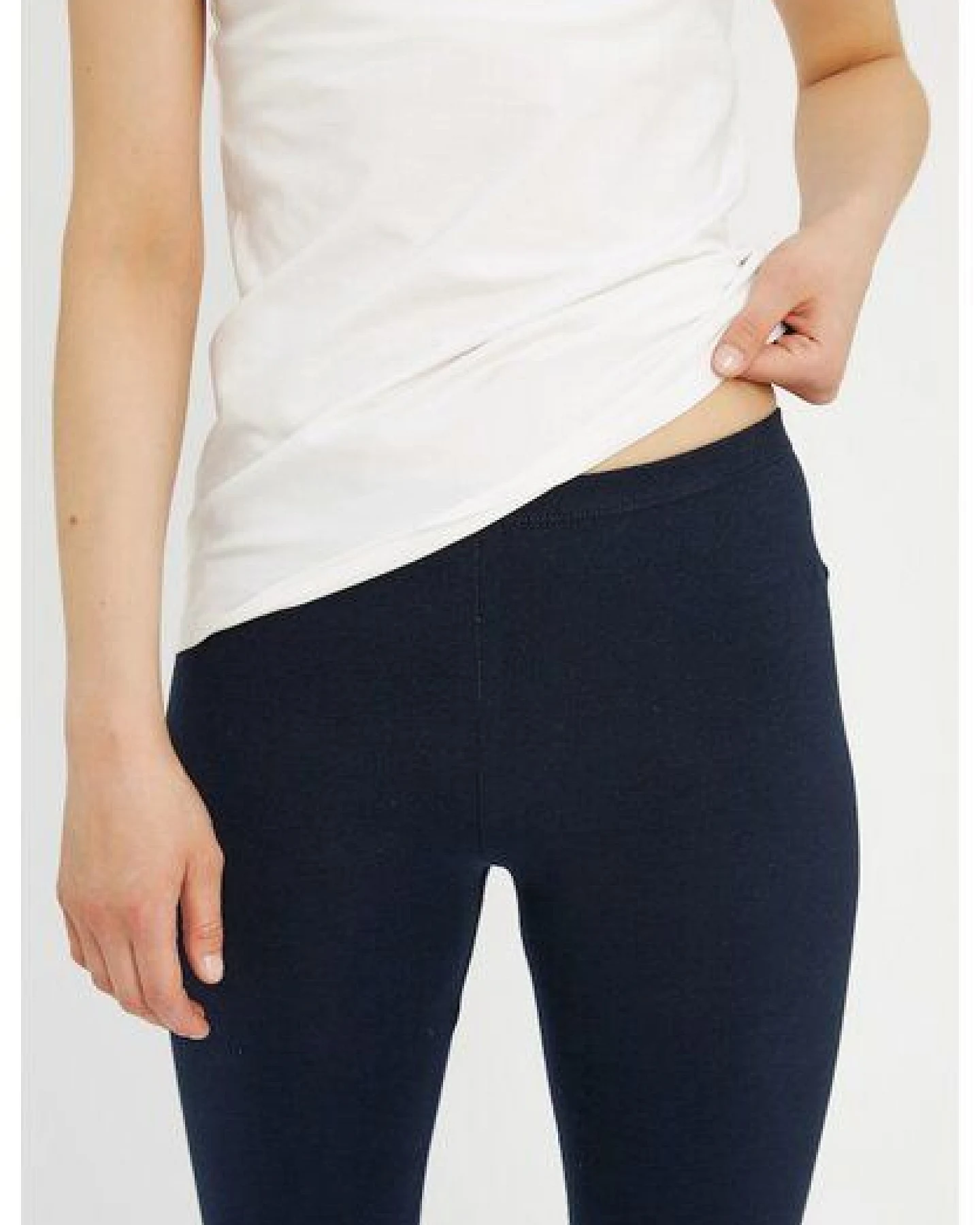 People Tree Leggings in Navy Pur – Ansicht 2