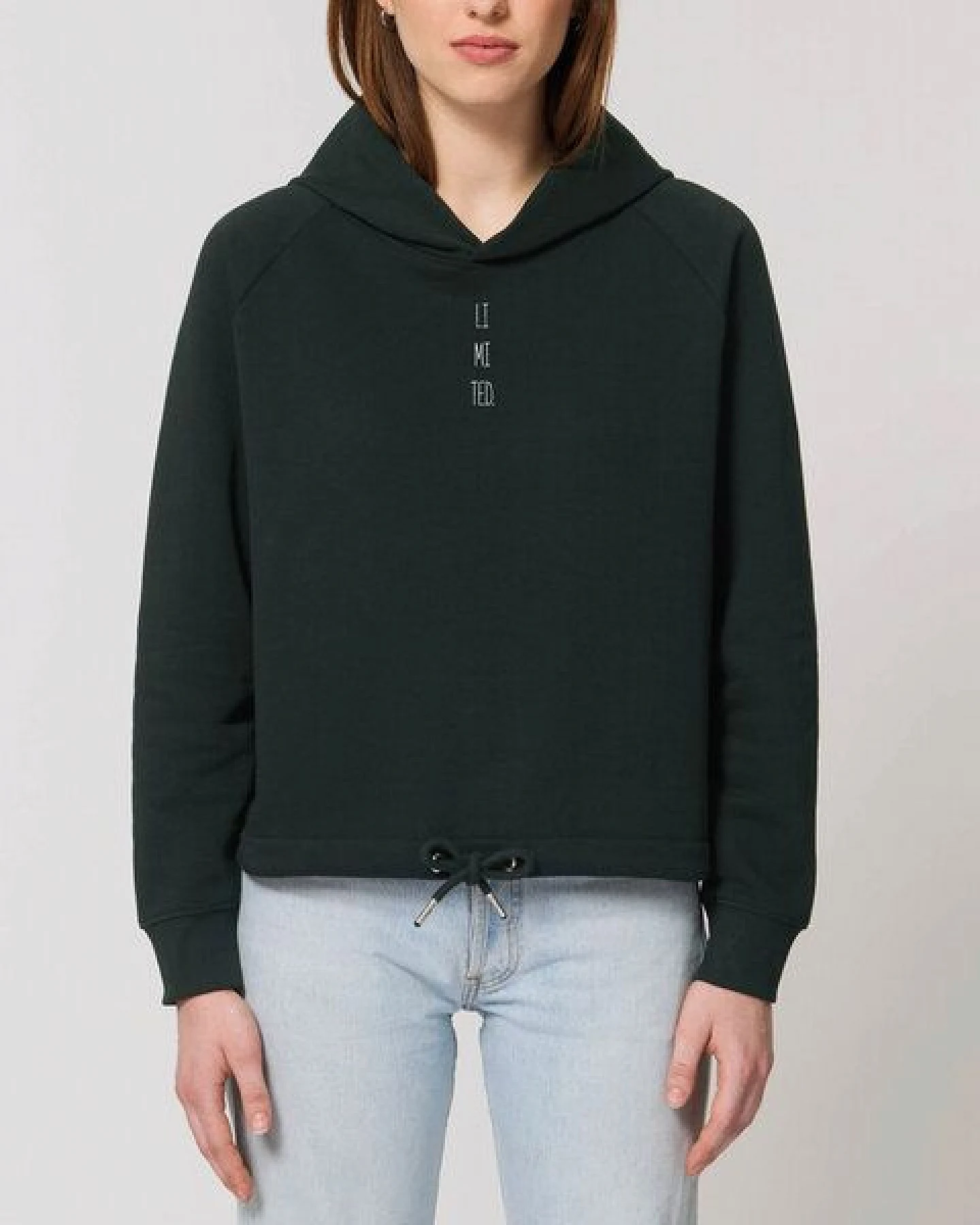 Human Family Kurzer Damen Hoodie "Invent - LIMITED" – Ansicht 2