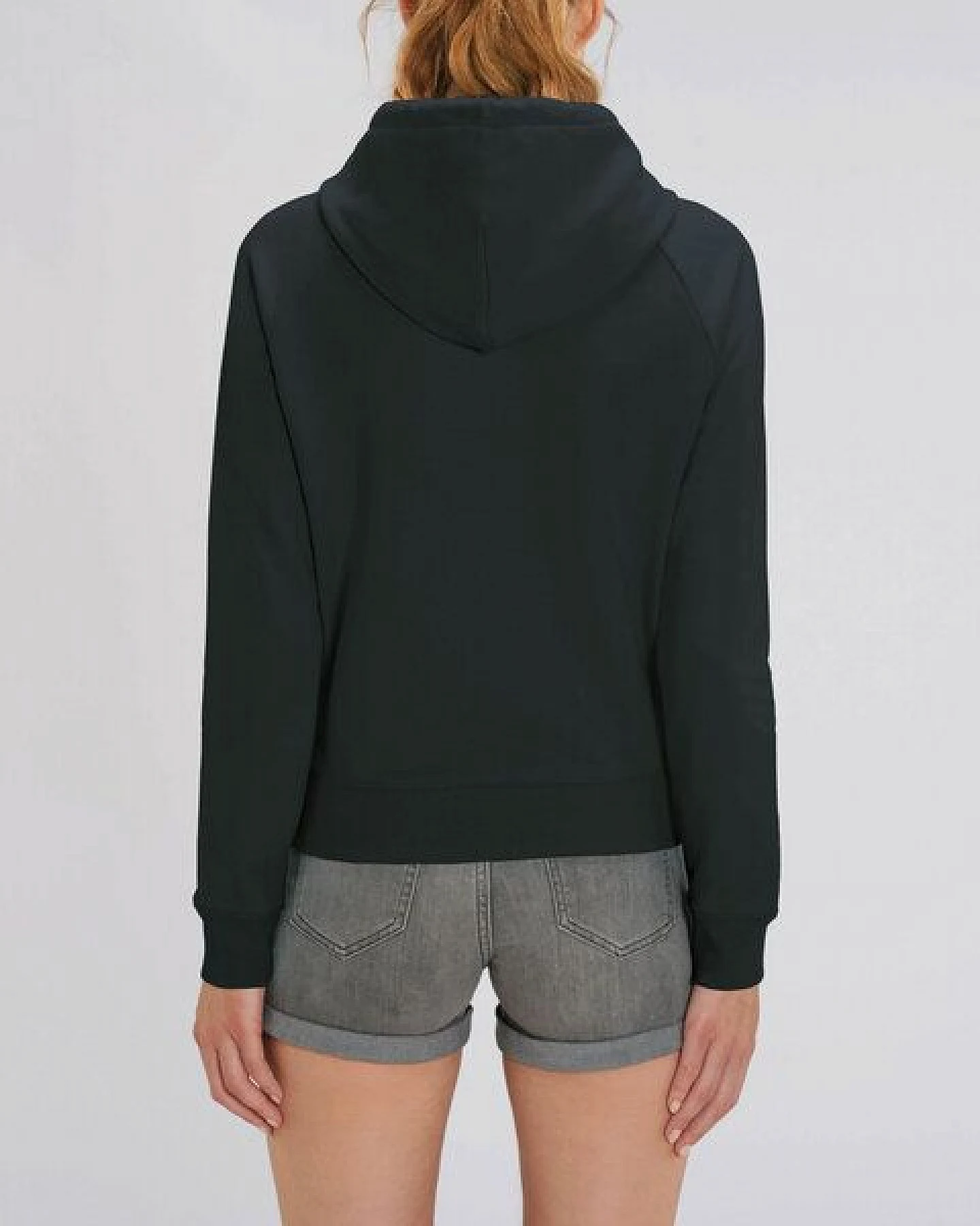 Human Family Bio Damen Sweatshirt mit Kapuze "Trekker - Peace within" – Ansicht 4