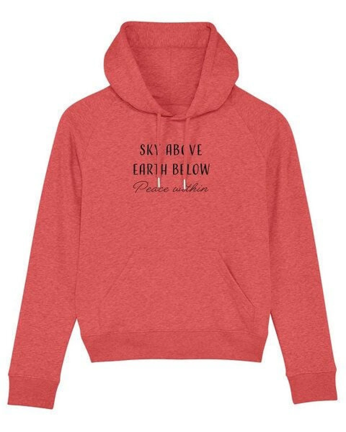 Human Family Bio Damen Sweatshirt mit Kapuze "Trekker - Peace within" – Ansicht 3