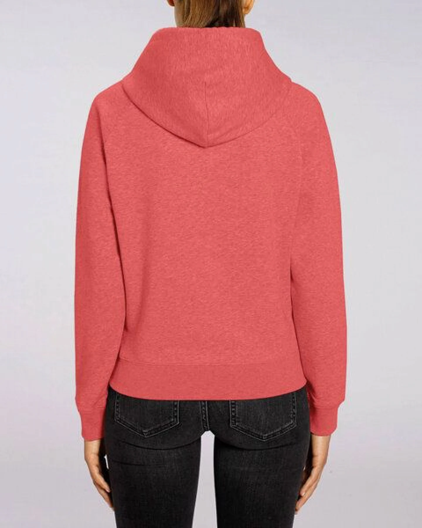 Human Family Bio Damen Sweatshirt mit Kapuze "Trekker - Peace within" – Ansicht 3