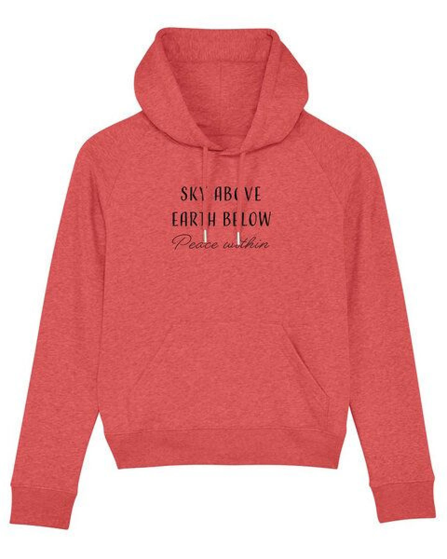 Human Family Bio Damen Sweatshirt mit Kapuze "Trekker - Peace within" – Ansicht 4