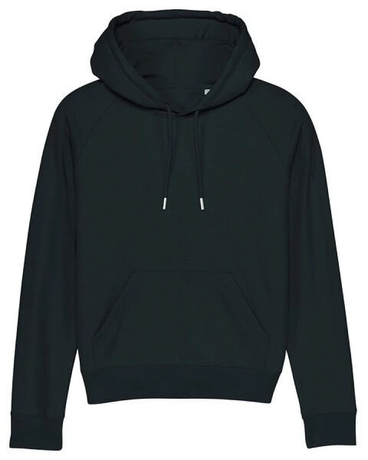 Human Family Bio Damen Hoodie "Trekker - Climate Change is Real" in Schwarz