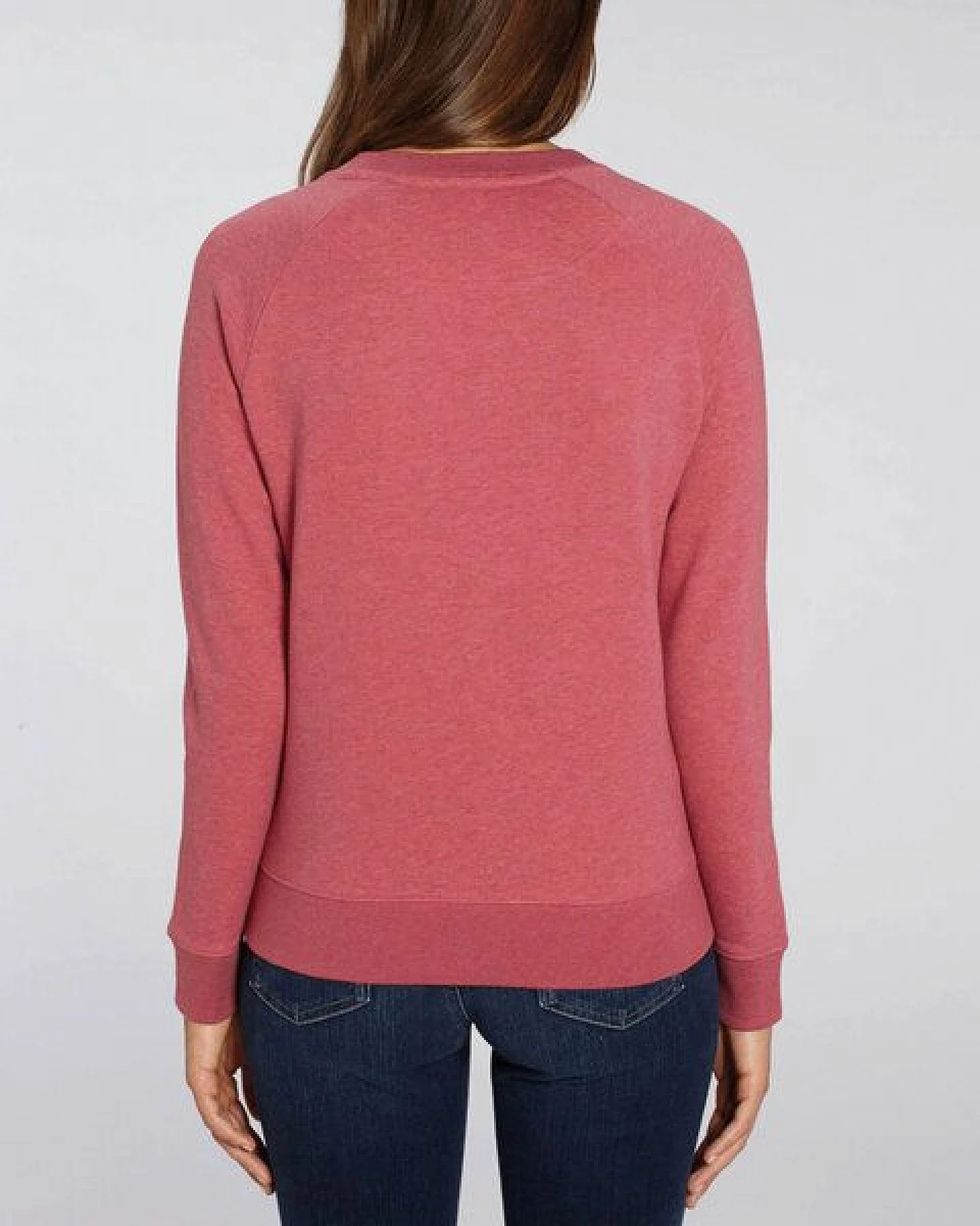 Human Family Bio Damen Rundhals Sweatshirt "Feel - Endless Love" - in 7 Farben – Ansicht 3