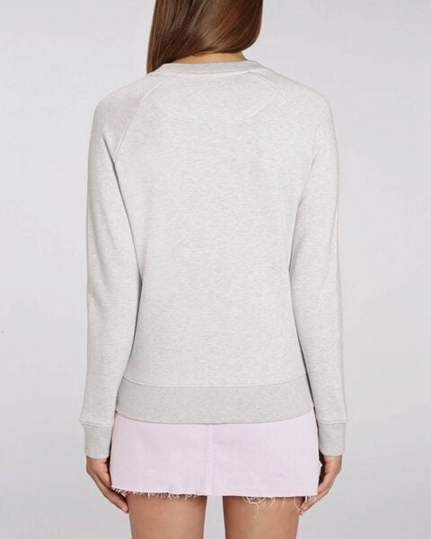 Human Family Bio Damen Rundhals Sweatshirt "Feel - Endless Love" - in 7 Farben – Ansicht 3