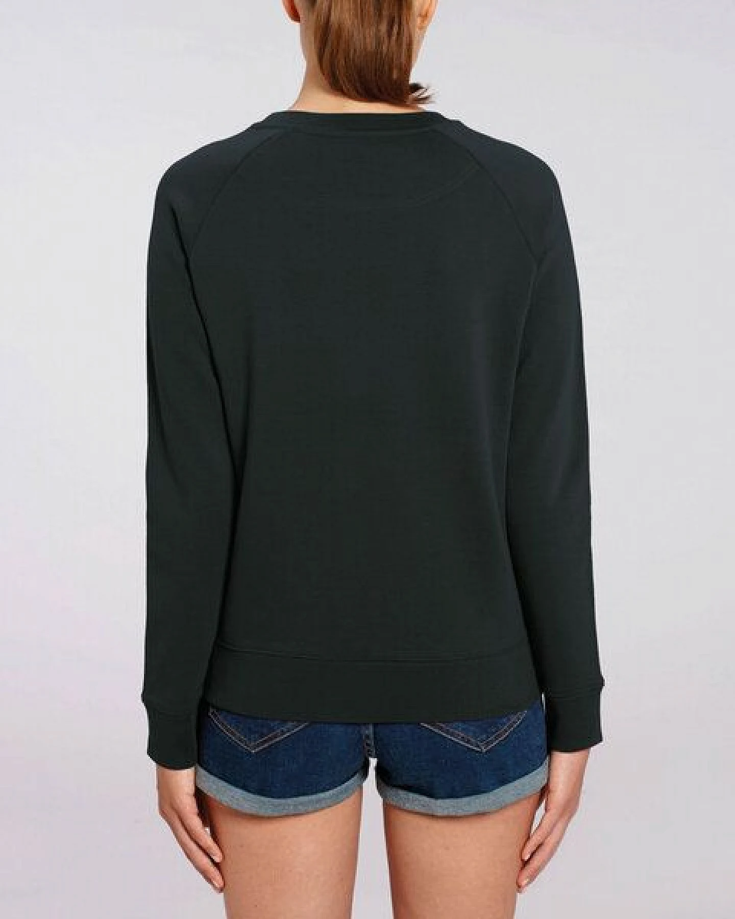 Human Family Bio Damen Rundhals Sweatshirt "Feel - Endless Love" - in 7 Farben – Ansicht 3