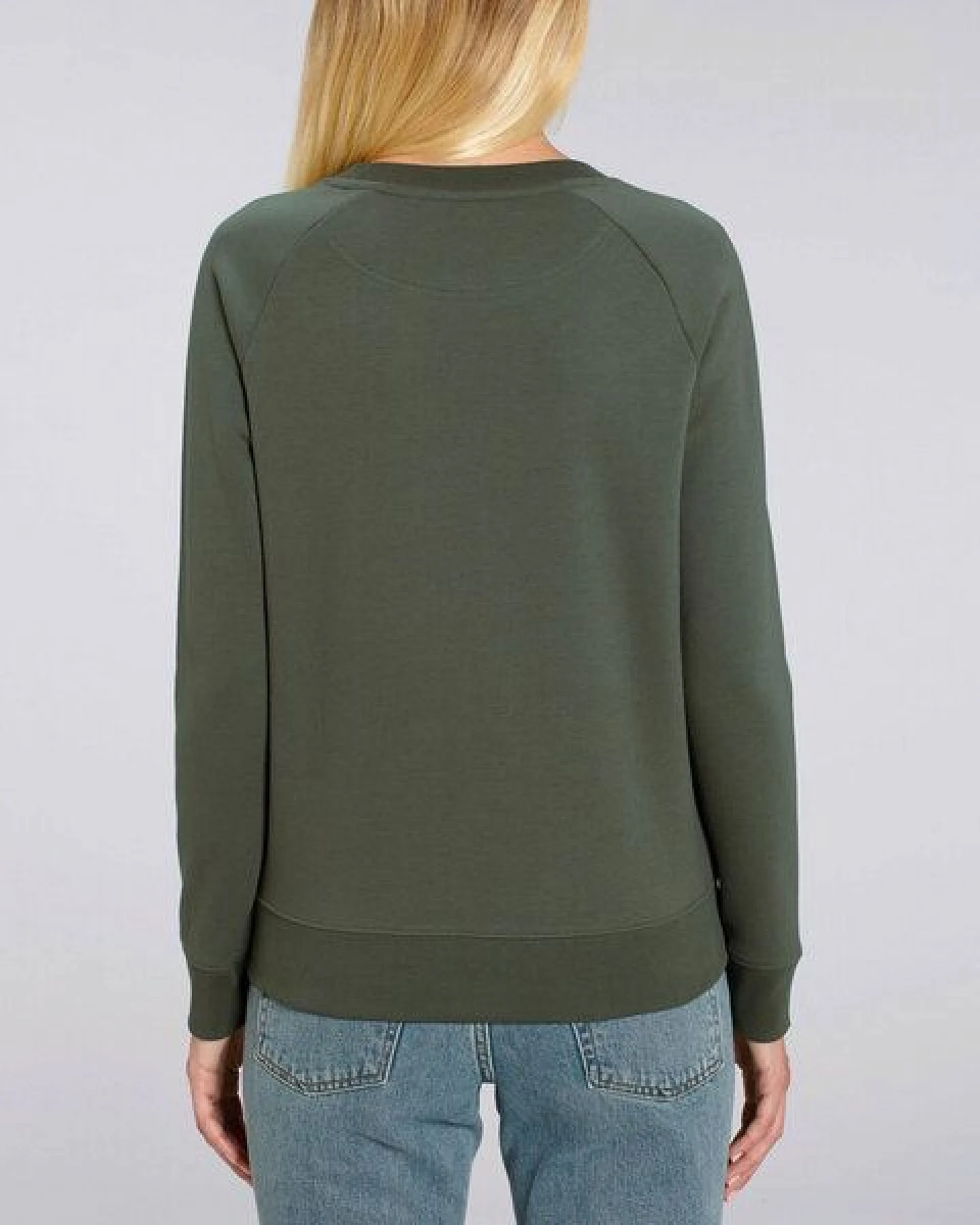 Human Family Bio Damen Rundhals Sweatshirt "Feel - Endless Love" - in 7 Farben – Ansicht 4