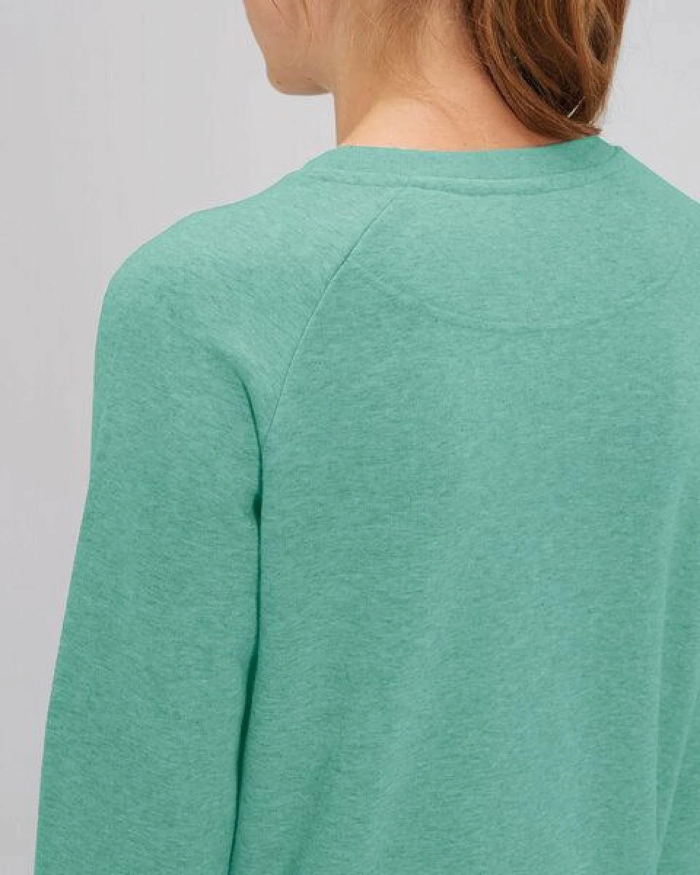 Human Family Bio Damen Rundhals Sweatshirt "Feel - Endless Love" - in 7 Farben – Ansicht 2