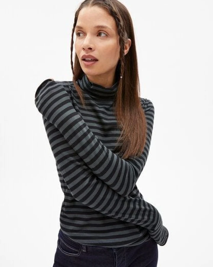 ARMEDANGELS MALENAA STRIPES - Damen Longsleeve aus Bio-Baumwolle