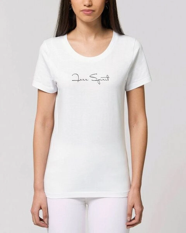 Human Family Bio Damen Rundhals T-Shirt "Amare - Free Spirit"