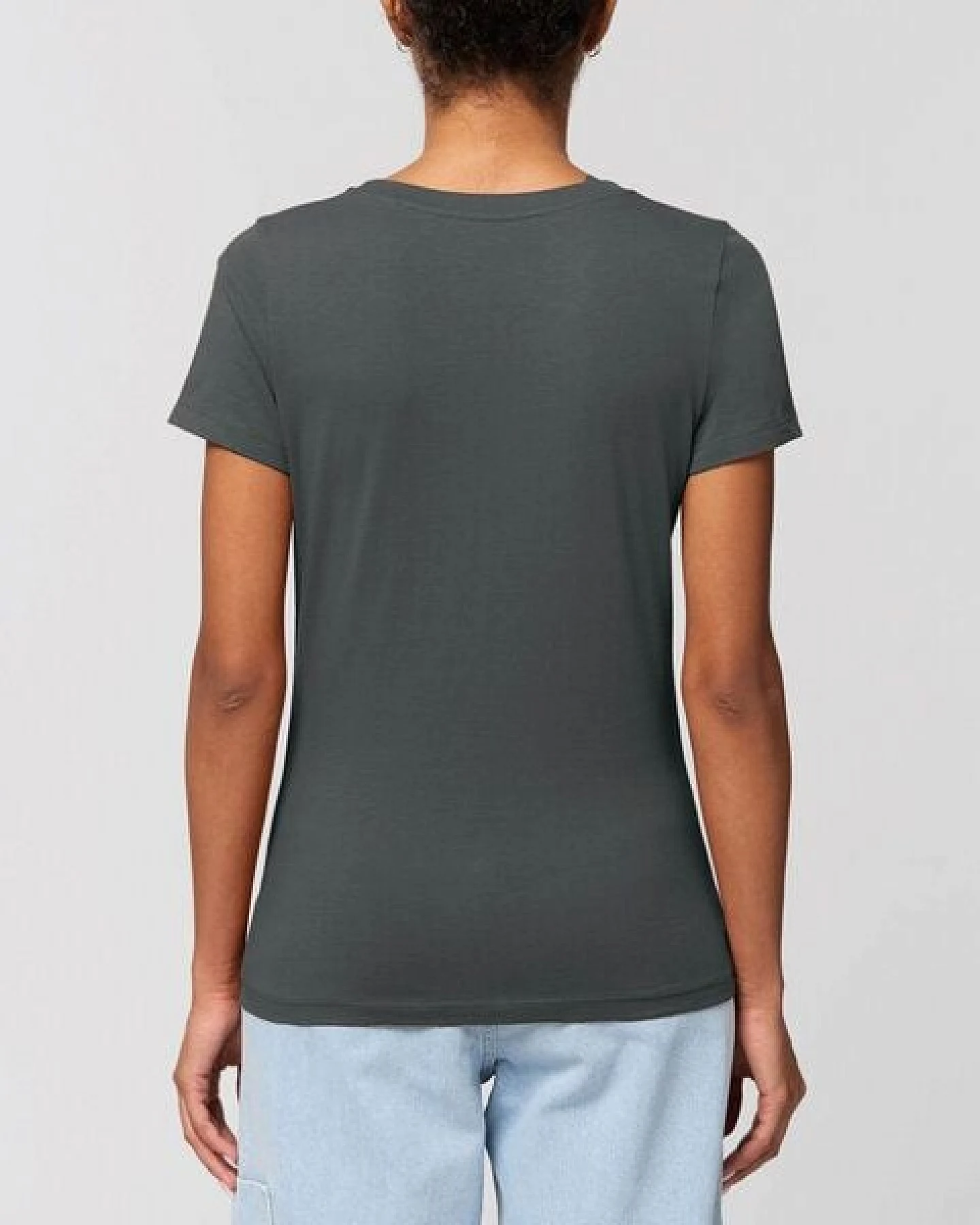 Human Family Bio Damen Rundhals T-Shirt "Amare - Free Spirit" – Ansicht 3