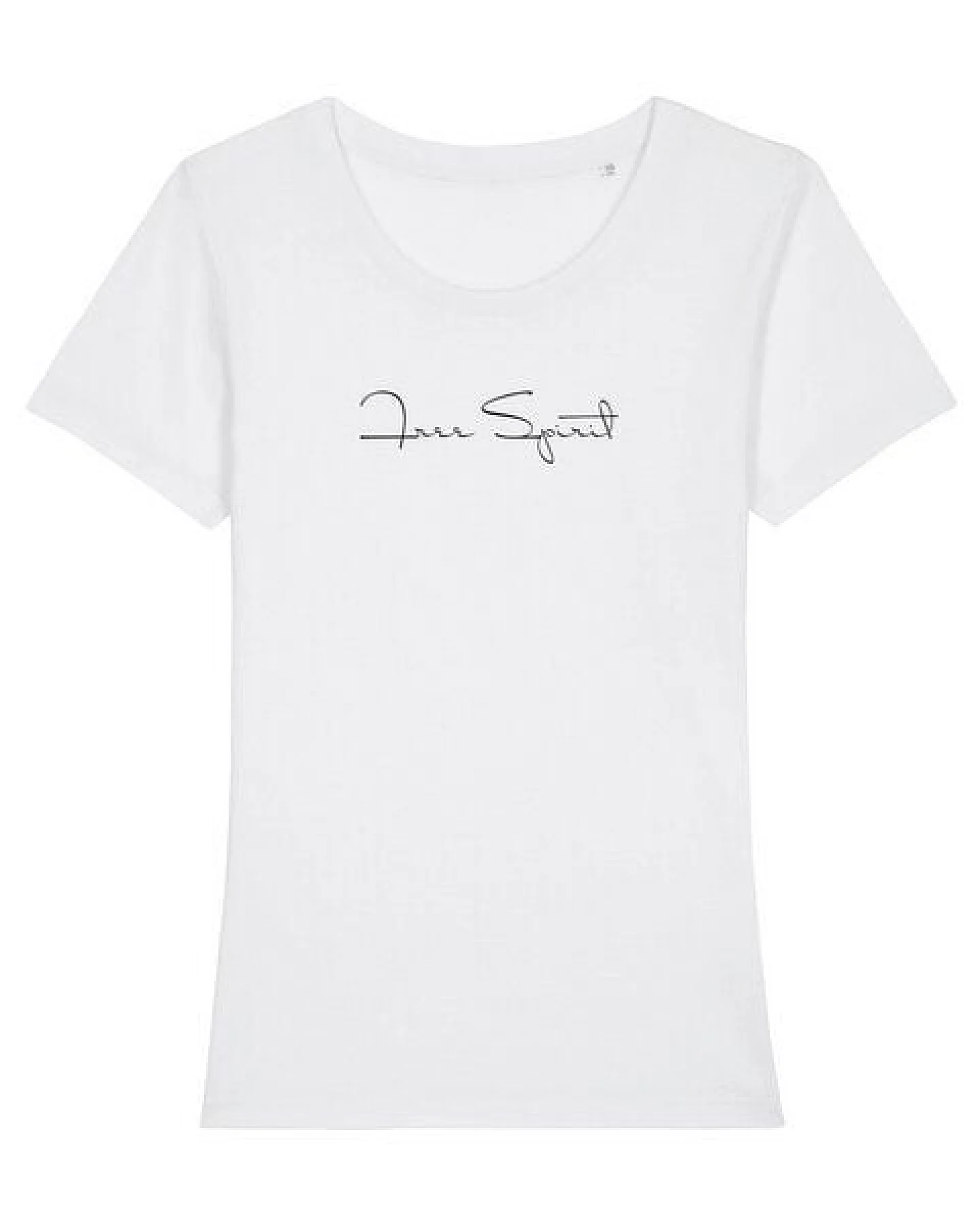 Human Family Bio Damen Rundhals T-Shirt "Amare - Free Spirit" – Ansicht 2