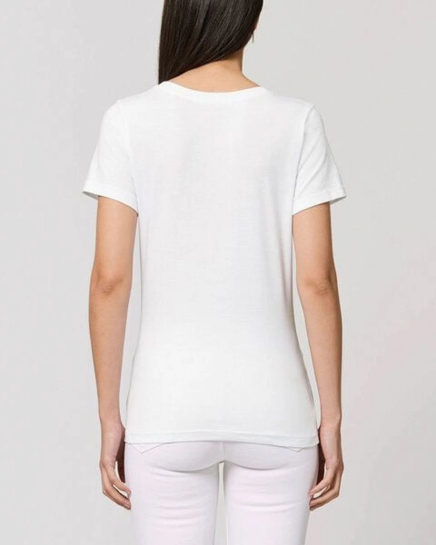 Human Family Bio Damen Rundhals T-Shirt "Amare - Free Spirit" – Ansicht 4