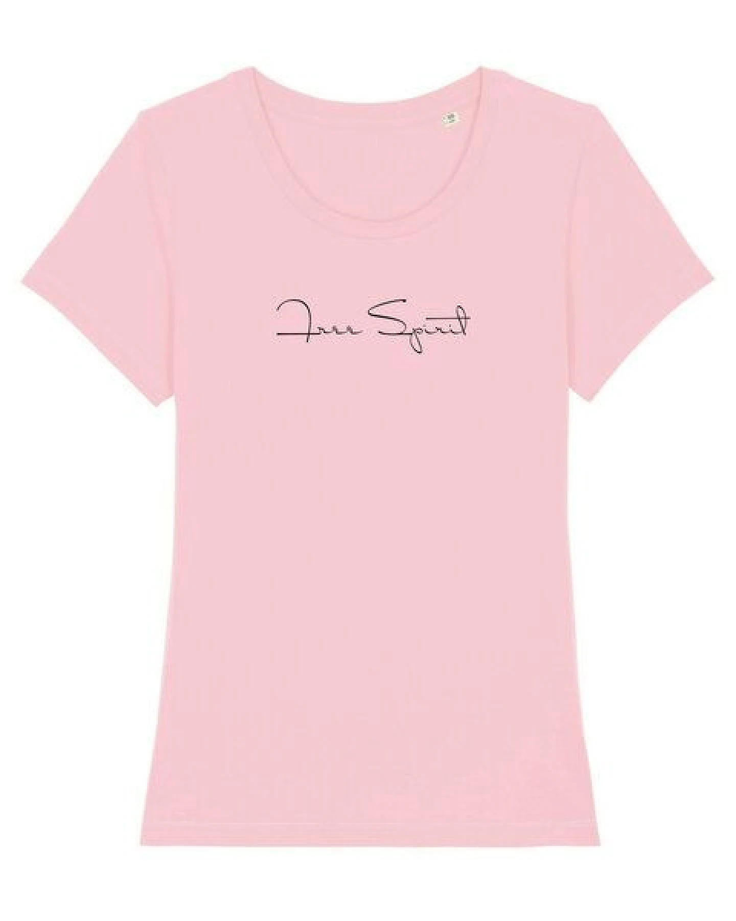 Human Family Bio Damen Rundhals T-Shirt "Amare - Free Spirit" – Ansicht 2