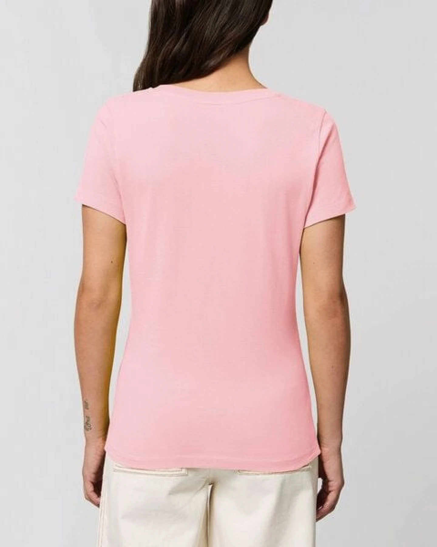 Human Family Bio Damen Rundhals T-Shirt "Amare - Free Spirit" – Ansicht 4
