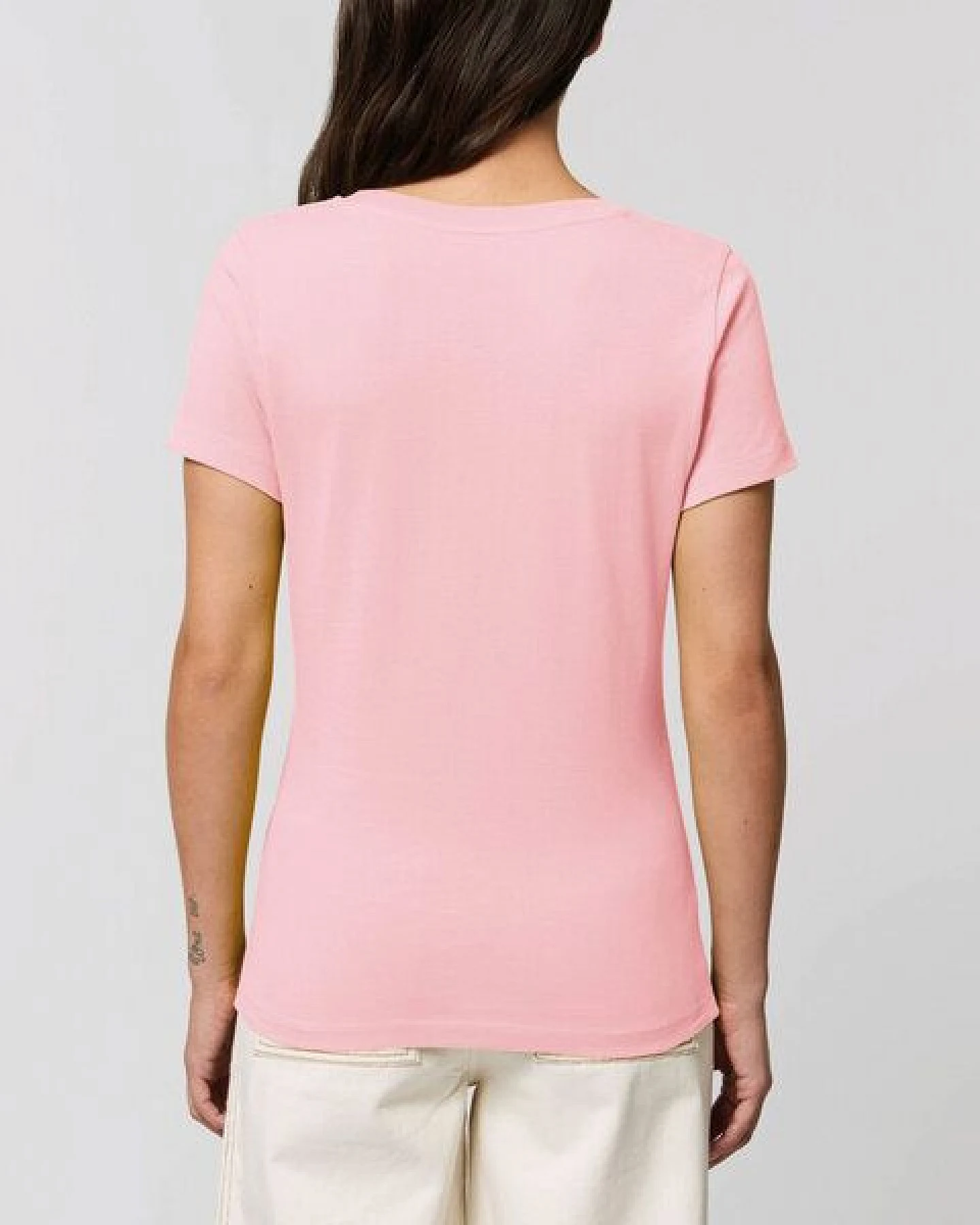 Human Family Bio Damen Rundhals T-Shirt "Amare - Free Spirit" – Ansicht 4