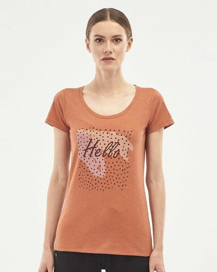 ORGANICATION T-Shirt aus Bio-Baumwolle mit Print