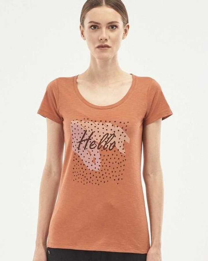ORGANICATION T-Shirt aus Bio-Baumwolle mit Print