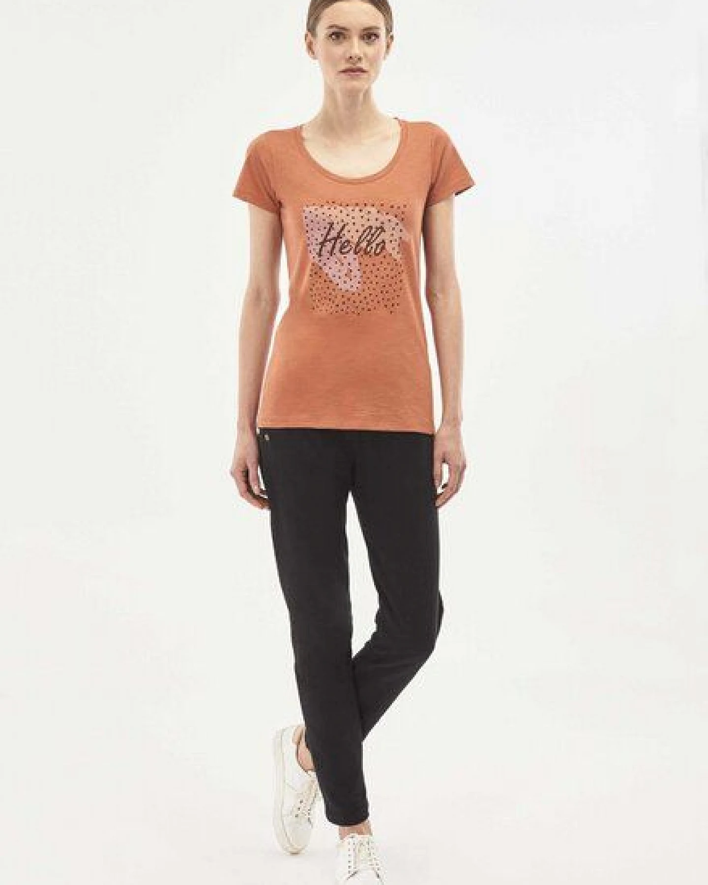 ORGANICATION T-Shirt aus Bio-Baumwolle mit Print – Ansicht 2